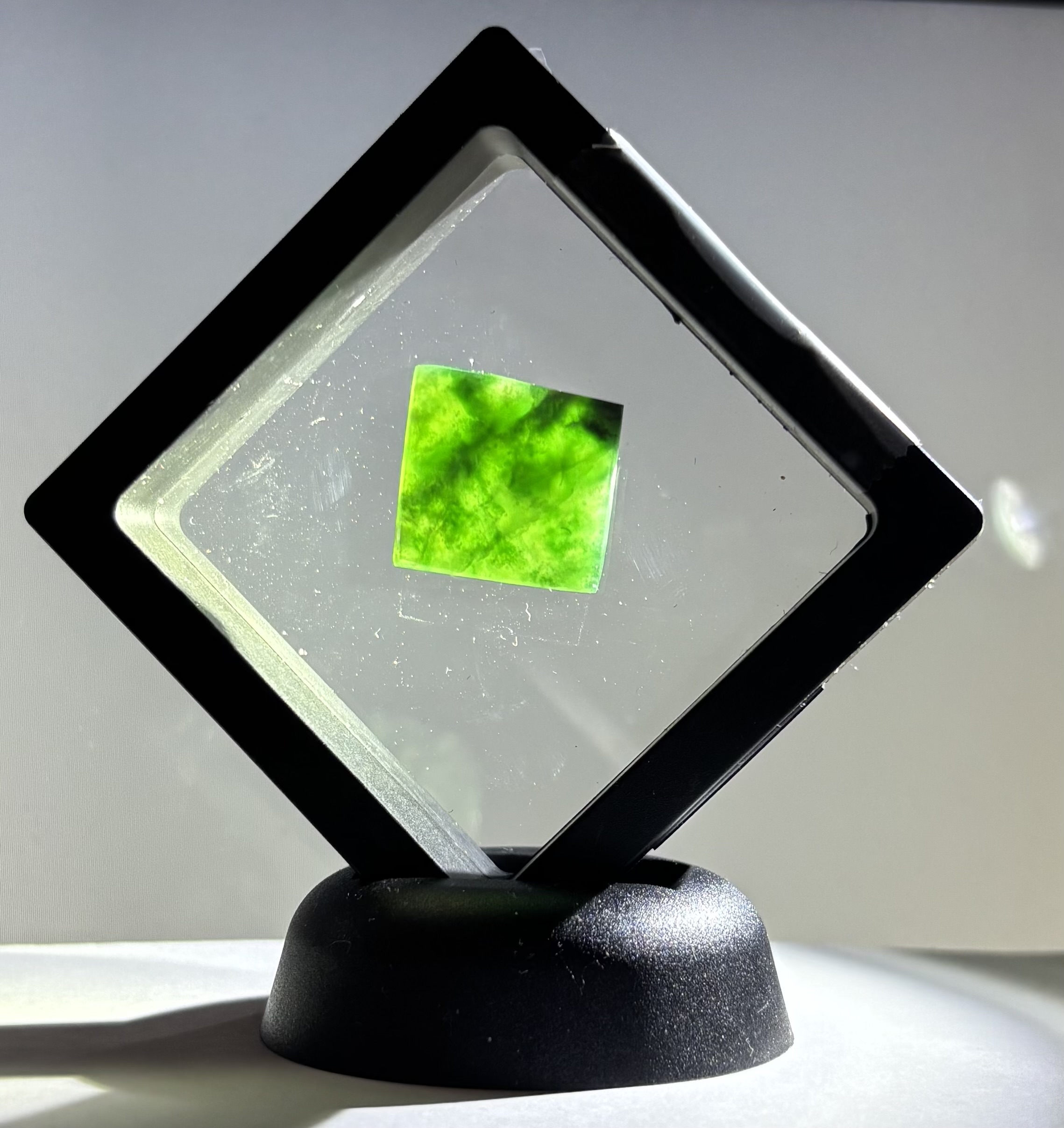 22.91 ct Fei Cui Type A Burmese jadeite gemstone