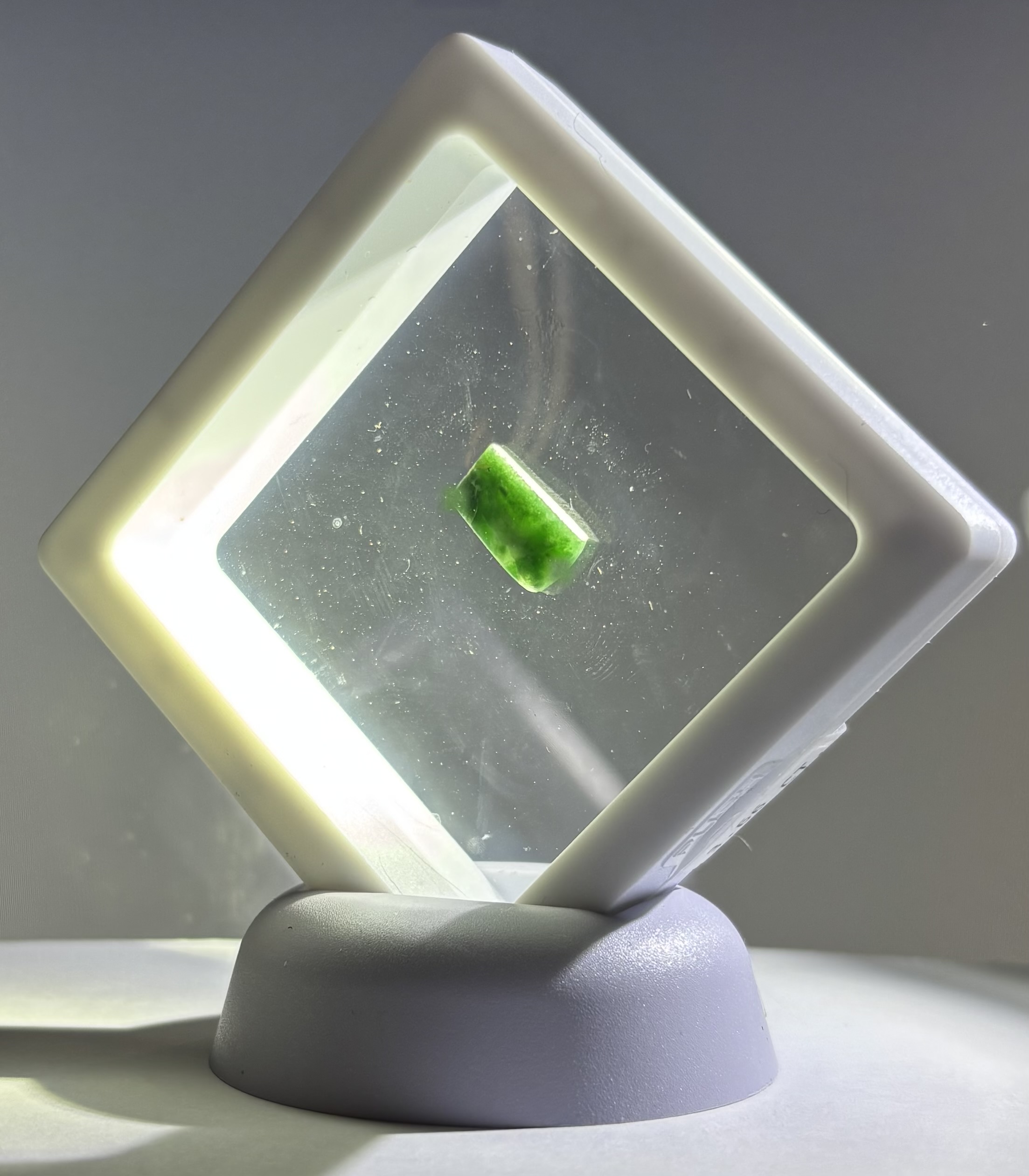 3.66 ct Fei Cui Type A Burmese jadeite gemstone